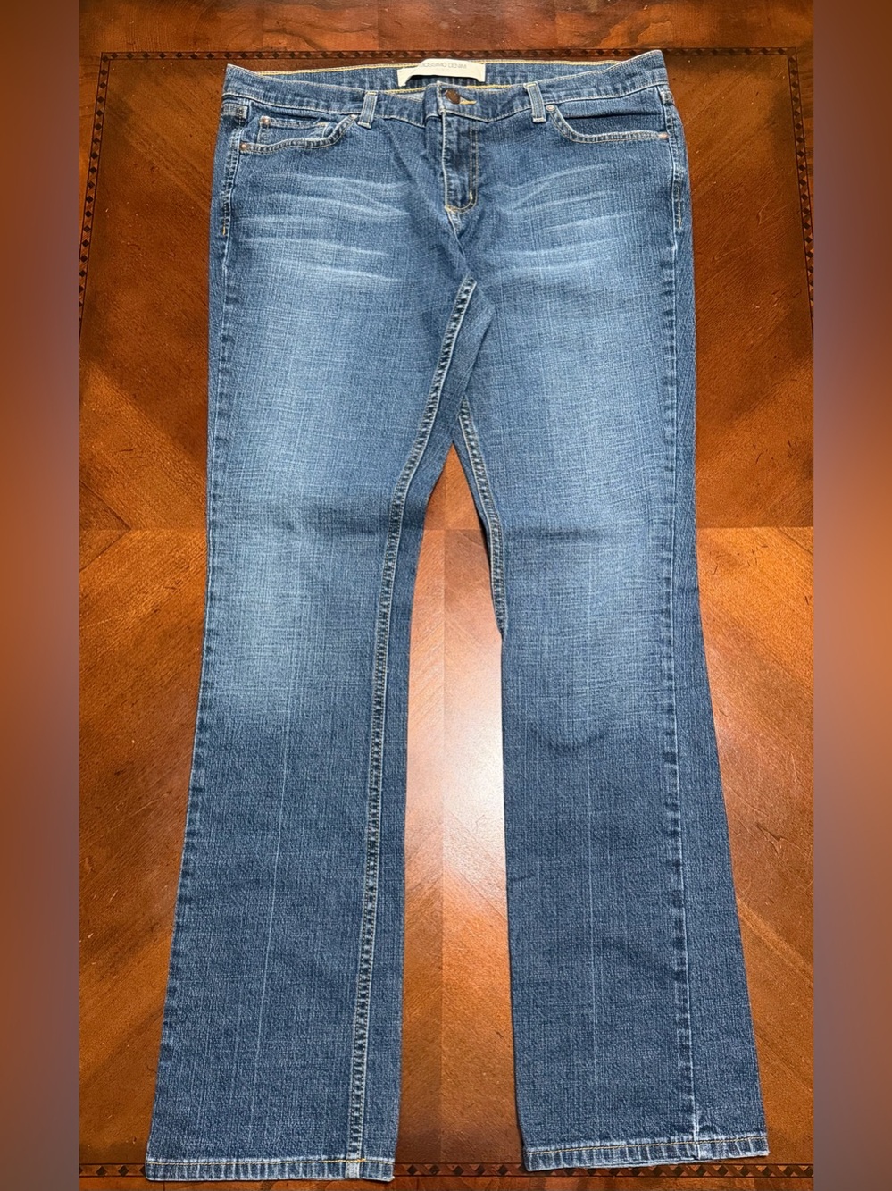 Mossimo Supply Co. Medium Blue Flare Jeans